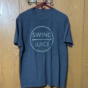 Swing juice short sleeve XL Blue Men's golf T-Shirt